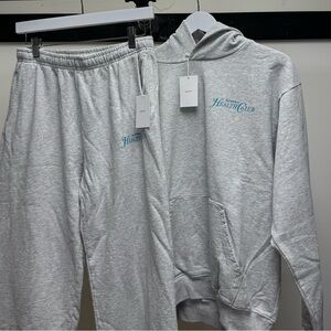 SOLD // Sporty & Rich Rizzoli Health Club Cotton-Blend Hoodie & Sweatpant Set